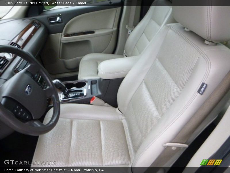 White Suede / Camel 2009 Ford Taurus Limited