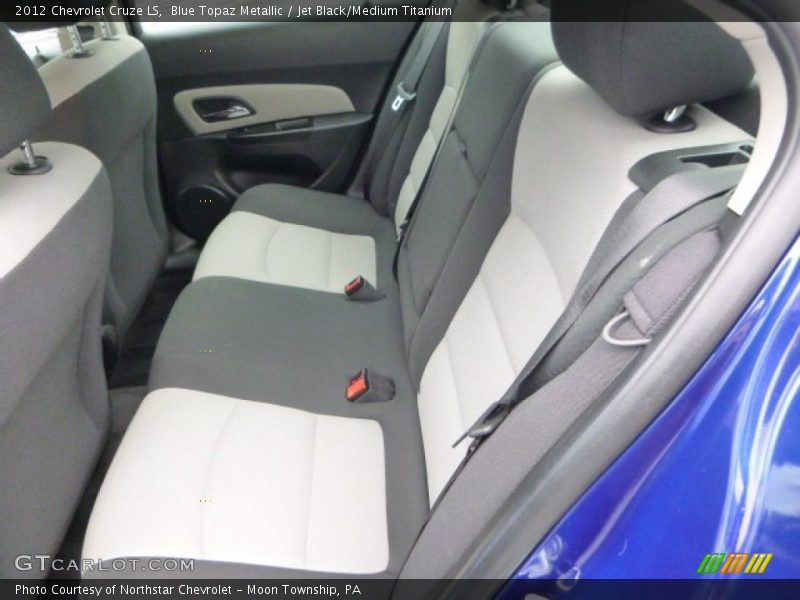 Blue Topaz Metallic / Jet Black/Medium Titanium 2012 Chevrolet Cruze LS