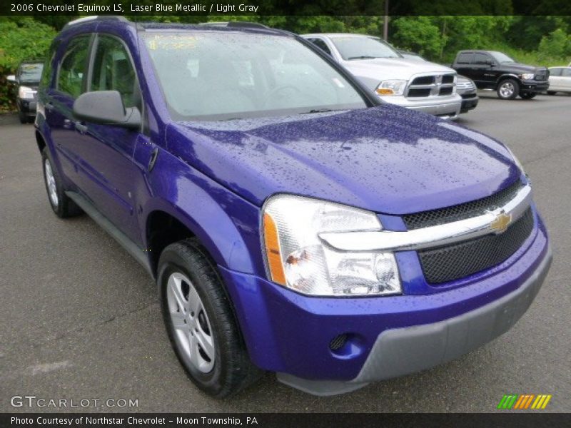 Laser Blue Metallic / Light Gray 2006 Chevrolet Equinox LS
