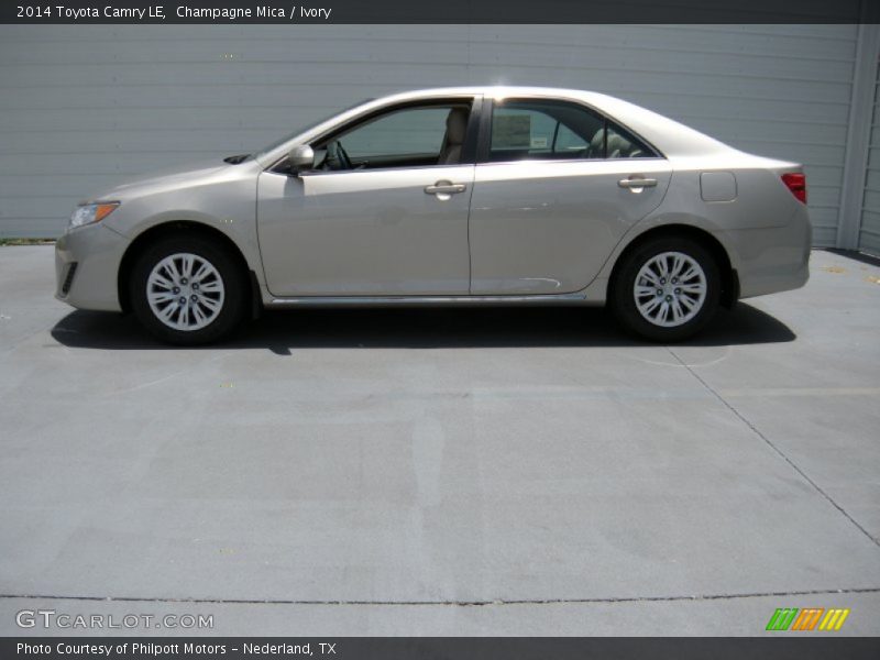 Champagne Mica / Ivory 2014 Toyota Camry LE