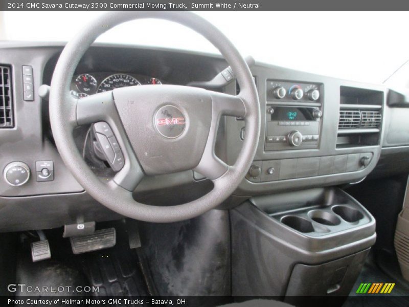 Dashboard of 2014 Savana Cutaway 3500 Commercial Moving Truck