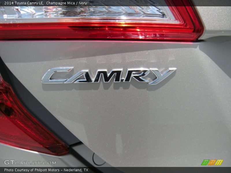 Champagne Mica / Ivory 2014 Toyota Camry LE