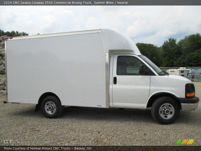  2014 Savana Cutaway 3500 Commercial Moving Truck Summit White