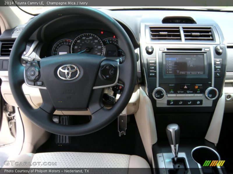 Champagne Mica / Ivory 2014 Toyota Camry LE