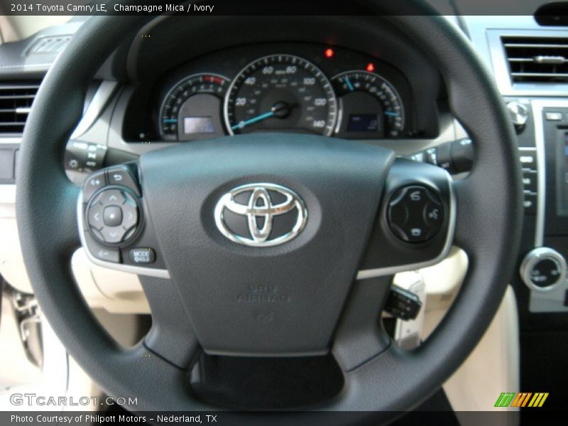 Champagne Mica / Ivory 2014 Toyota Camry LE