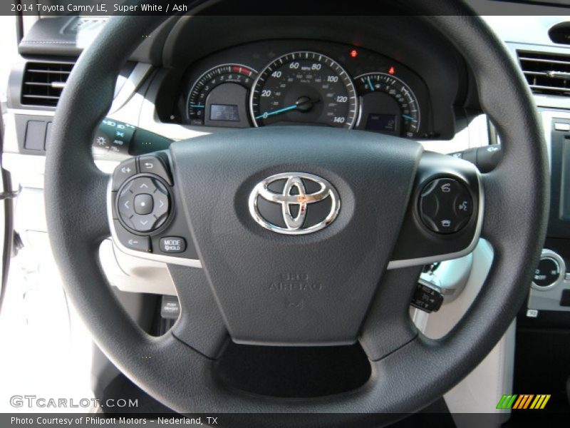 Super White / Ash 2014 Toyota Camry LE