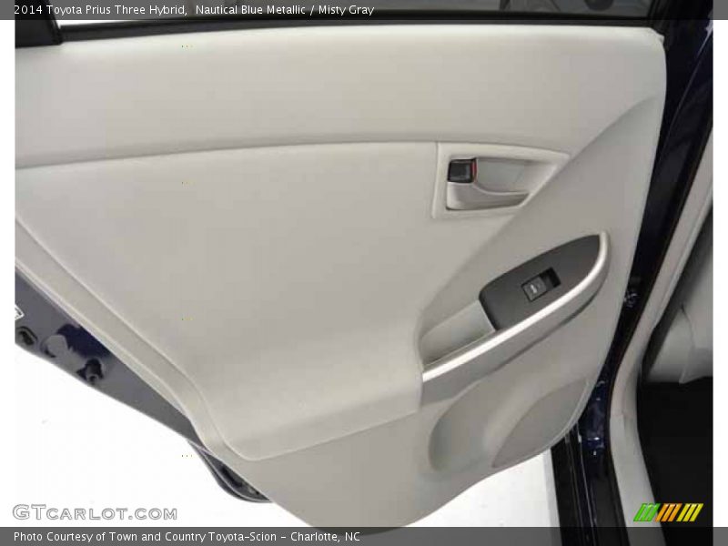 Nautical Blue Metallic / Misty Gray 2014 Toyota Prius Three Hybrid