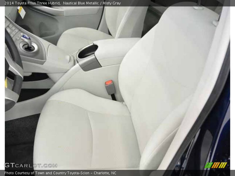 Nautical Blue Metallic / Misty Gray 2014 Toyota Prius Three Hybrid