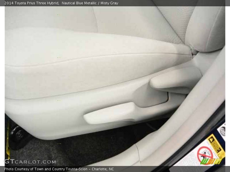 Nautical Blue Metallic / Misty Gray 2014 Toyota Prius Three Hybrid