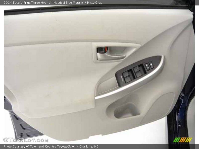 Nautical Blue Metallic / Misty Gray 2014 Toyota Prius Three Hybrid