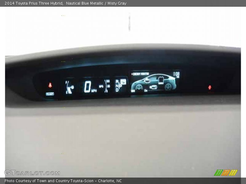 Nautical Blue Metallic / Misty Gray 2014 Toyota Prius Three Hybrid