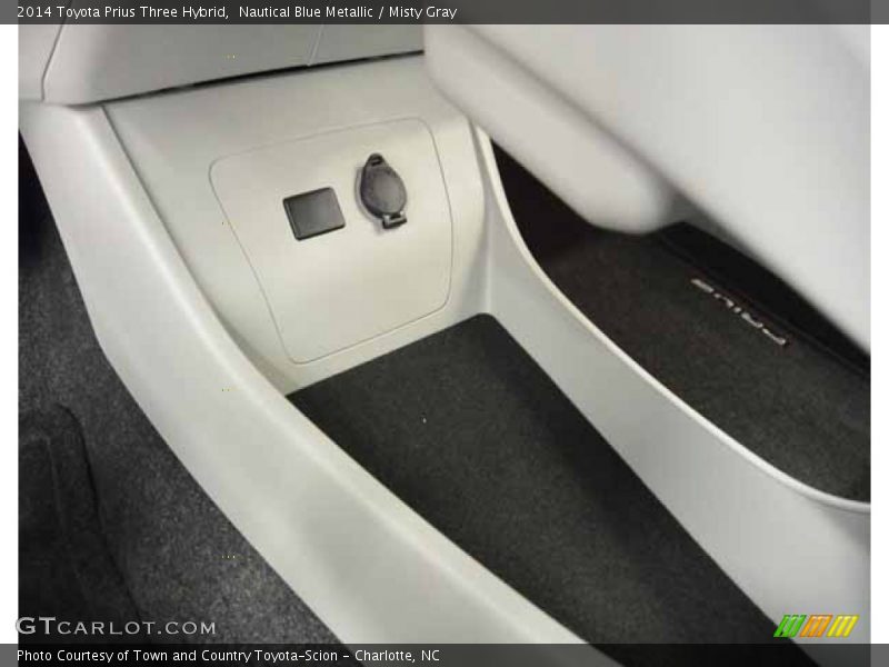 Nautical Blue Metallic / Misty Gray 2014 Toyota Prius Three Hybrid