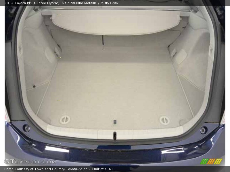 Nautical Blue Metallic / Misty Gray 2014 Toyota Prius Three Hybrid