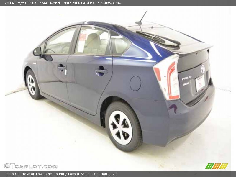 Nautical Blue Metallic / Misty Gray 2014 Toyota Prius Three Hybrid