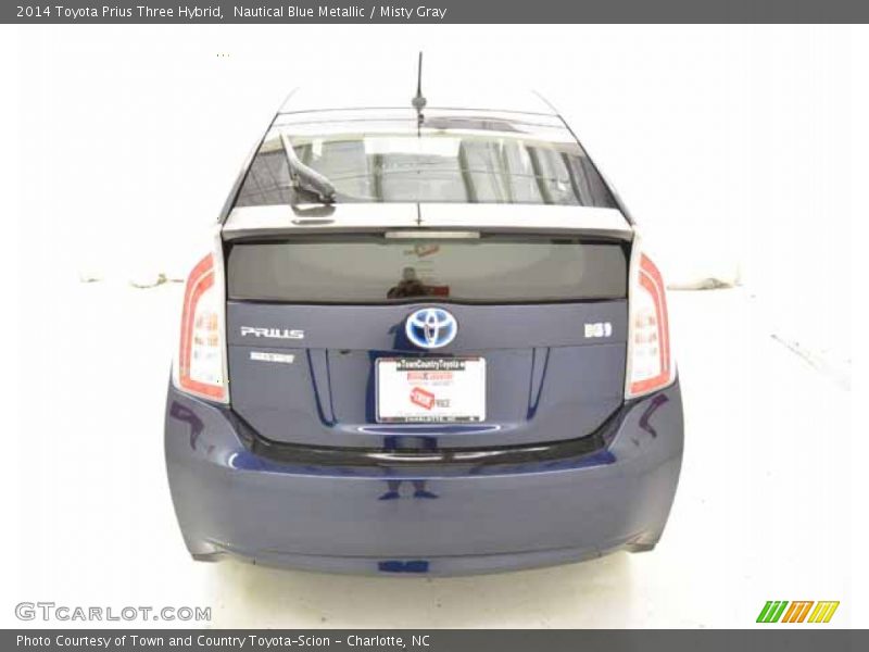 Nautical Blue Metallic / Misty Gray 2014 Toyota Prius Three Hybrid