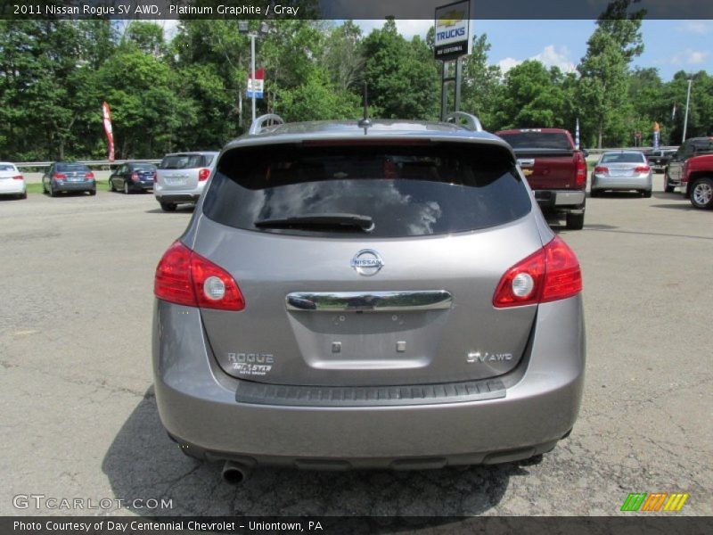 Platinum Graphite / Gray 2011 Nissan Rogue SV AWD