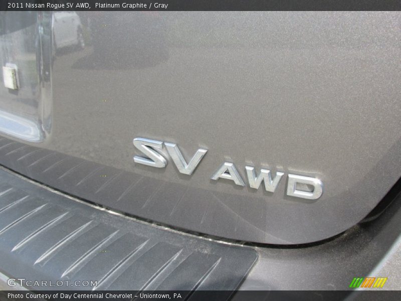 Platinum Graphite / Gray 2011 Nissan Rogue SV AWD