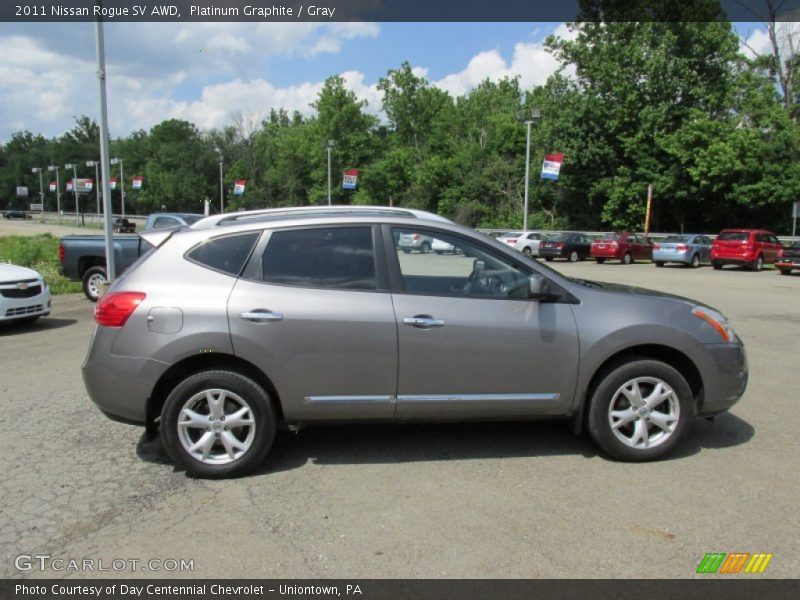 Platinum Graphite / Gray 2011 Nissan Rogue SV AWD