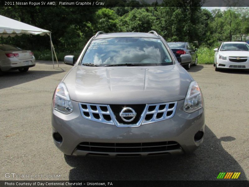 Platinum Graphite / Gray 2011 Nissan Rogue SV AWD
