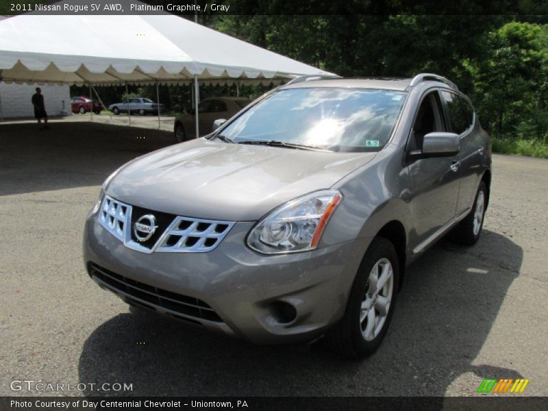 Platinum Graphite / Gray 2011 Nissan Rogue SV AWD