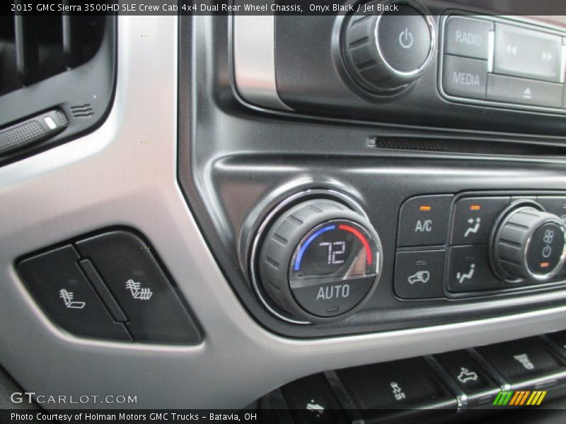 Onyx Black / Jet Black 2015 GMC Sierra 3500HD SLE Crew Cab 4x4 Dual Rear Wheel Chassis