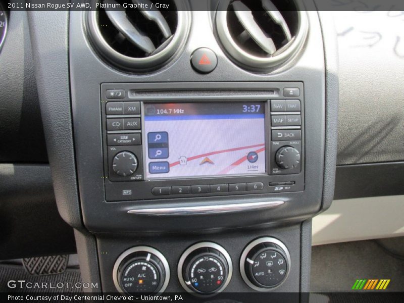 Platinum Graphite / Gray 2011 Nissan Rogue SV AWD
