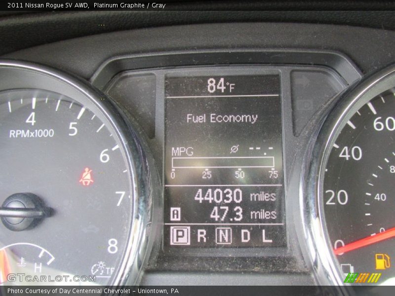 Platinum Graphite / Gray 2011 Nissan Rogue SV AWD