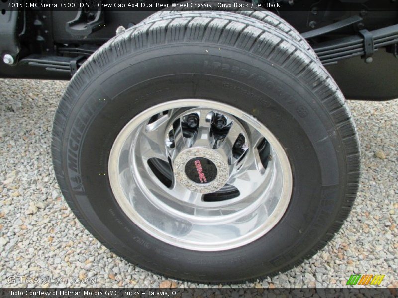 Onyx Black / Jet Black 2015 GMC Sierra 3500HD SLE Crew Cab 4x4 Dual Rear Wheel Chassis