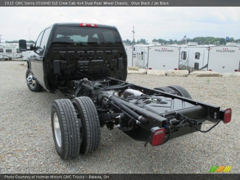 Onyx Black / Jet Black 2015 GMC Sierra 3500HD SLE Crew Cab 4x4 Dual Rear Wheel Chassis