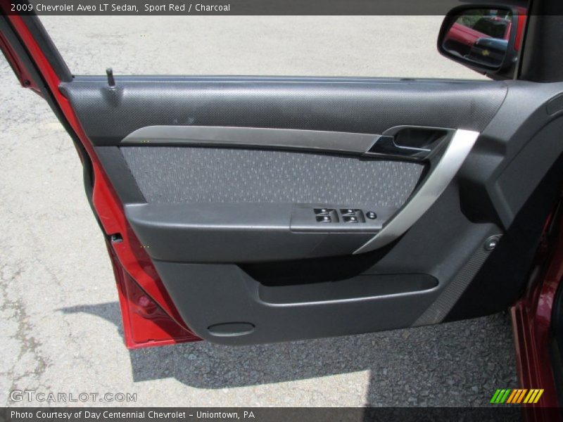 Sport Red / Charcoal 2009 Chevrolet Aveo LT Sedan
