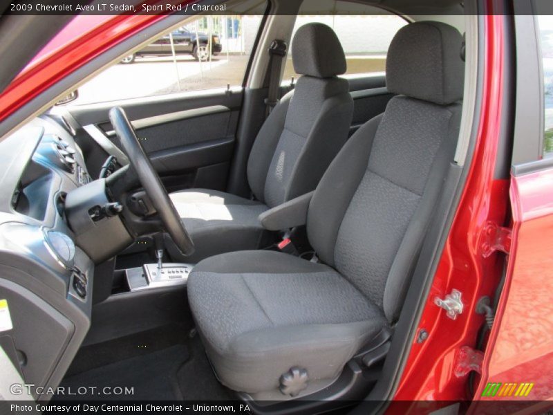 Sport Red / Charcoal 2009 Chevrolet Aveo LT Sedan