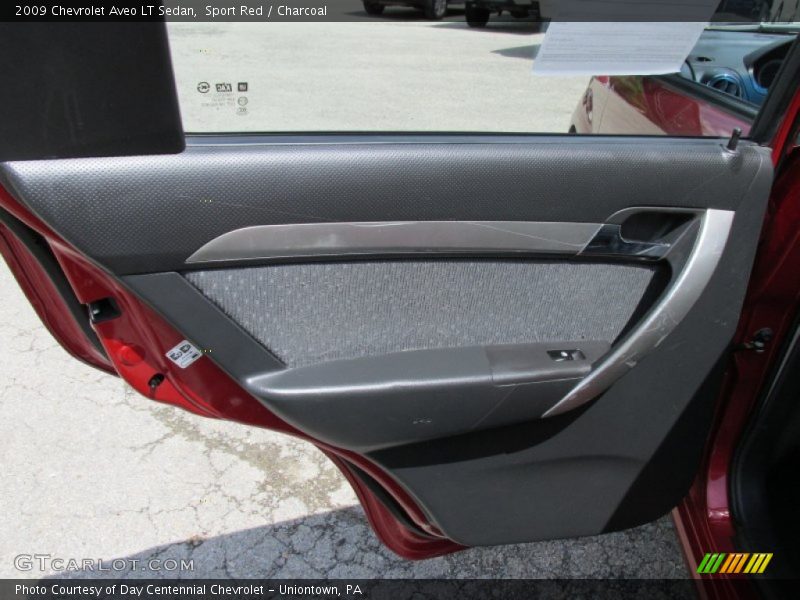 Sport Red / Charcoal 2009 Chevrolet Aveo LT Sedan
