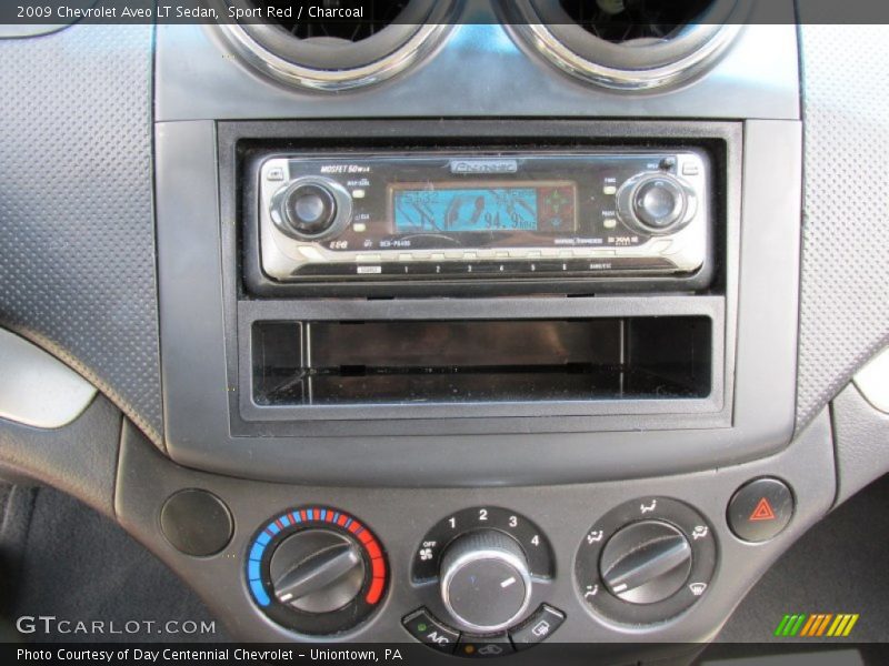 Sport Red / Charcoal 2009 Chevrolet Aveo LT Sedan