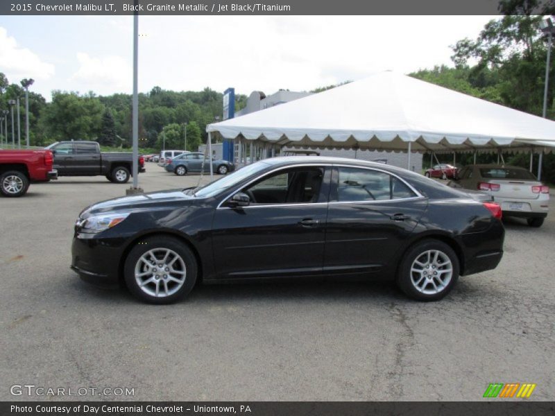 Black Granite Metallic / Jet Black/Titanium 2015 Chevrolet Malibu LT
