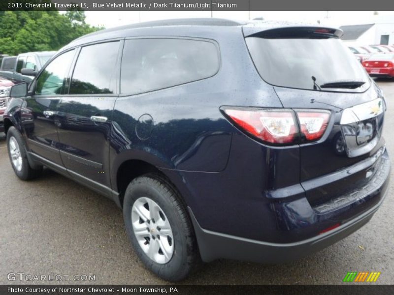 Blue Velvet Metallic / Dark Titanium/Light Titanium 2015 Chevrolet Traverse LS
