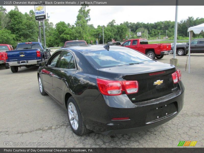 Black Granite Metallic / Jet Black/Titanium 2015 Chevrolet Malibu LT