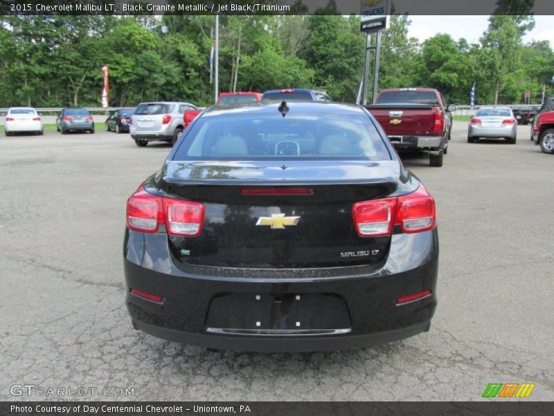 Black Granite Metallic / Jet Black/Titanium 2015 Chevrolet Malibu LT
