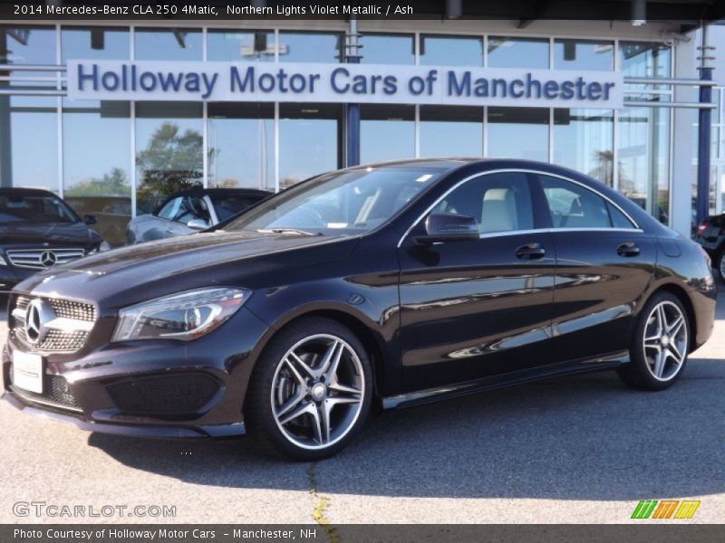 Northern Lights Violet Metallic / Ash 2014 Mercedes-Benz CLA 250 4Matic