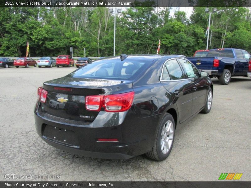 Black Granite Metallic / Jet Black/Titanium 2015 Chevrolet Malibu LT
