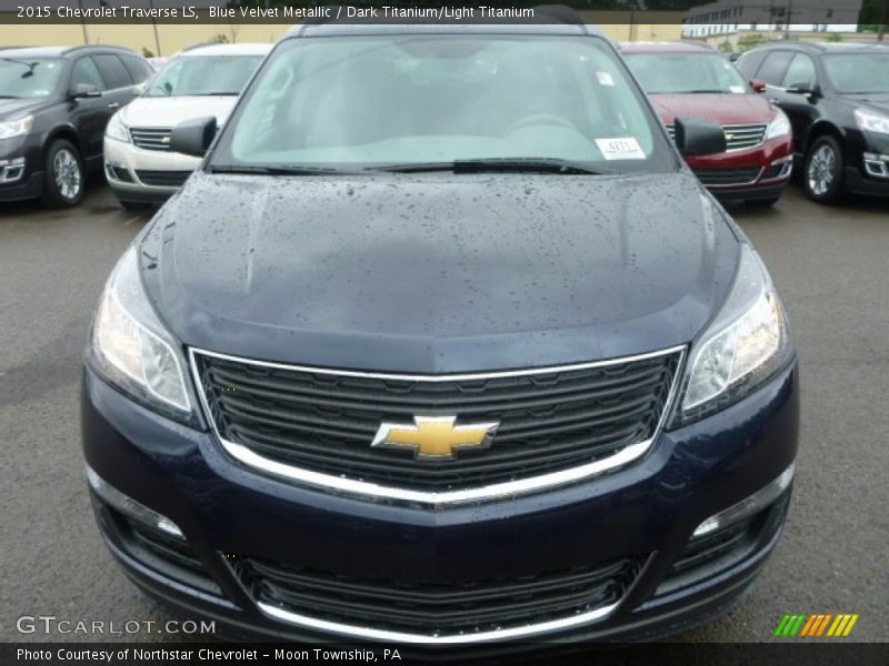 Blue Velvet Metallic / Dark Titanium/Light Titanium 2015 Chevrolet Traverse LS
