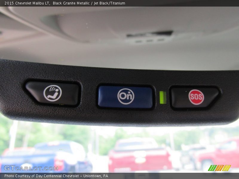 Black Granite Metallic / Jet Black/Titanium 2015 Chevrolet Malibu LT