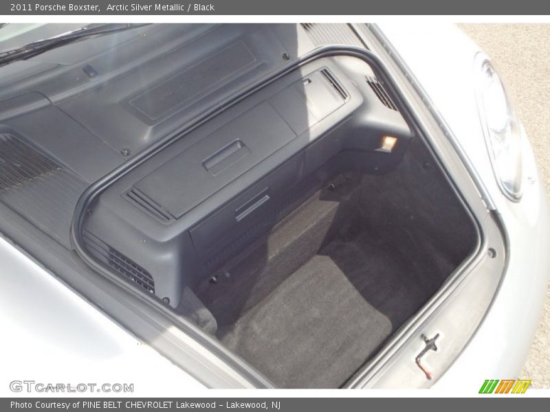 Arctic Silver Metallic / Black 2011 Porsche Boxster
