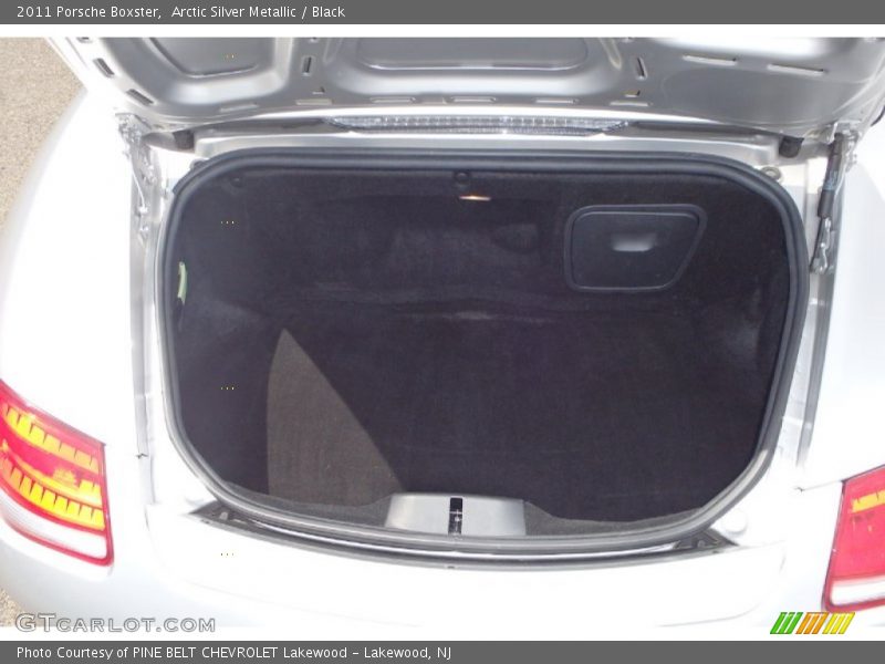 Arctic Silver Metallic / Black 2011 Porsche Boxster