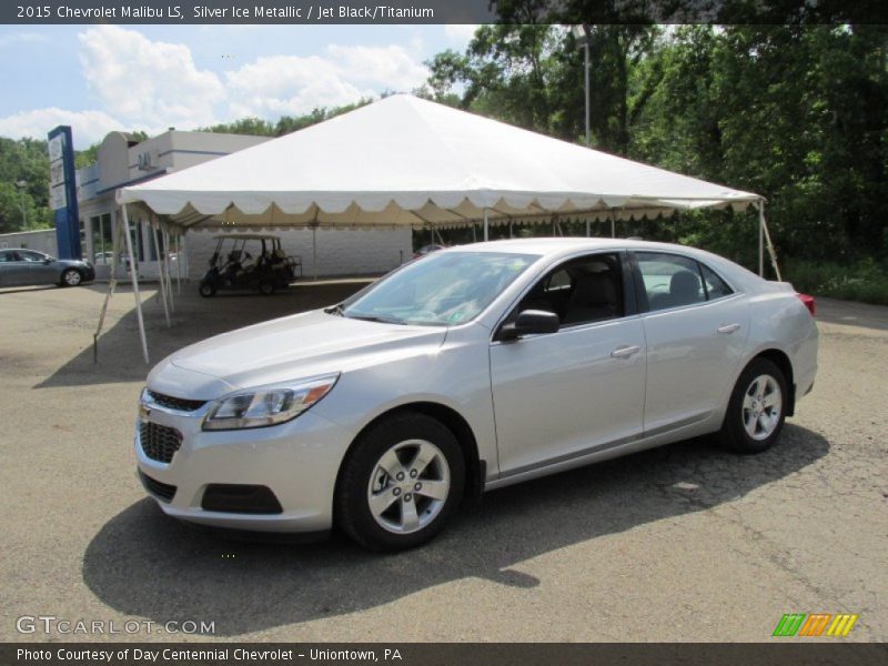 Silver Ice Metallic / Jet Black/Titanium 2015 Chevrolet Malibu LS