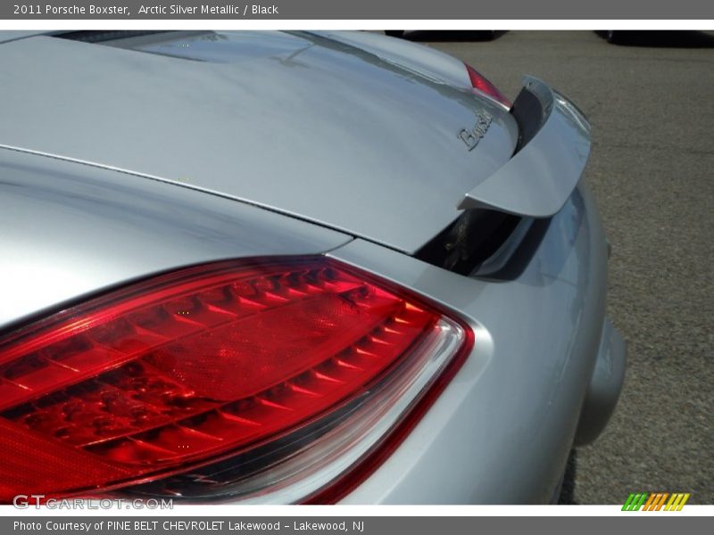 Arctic Silver Metallic / Black 2011 Porsche Boxster