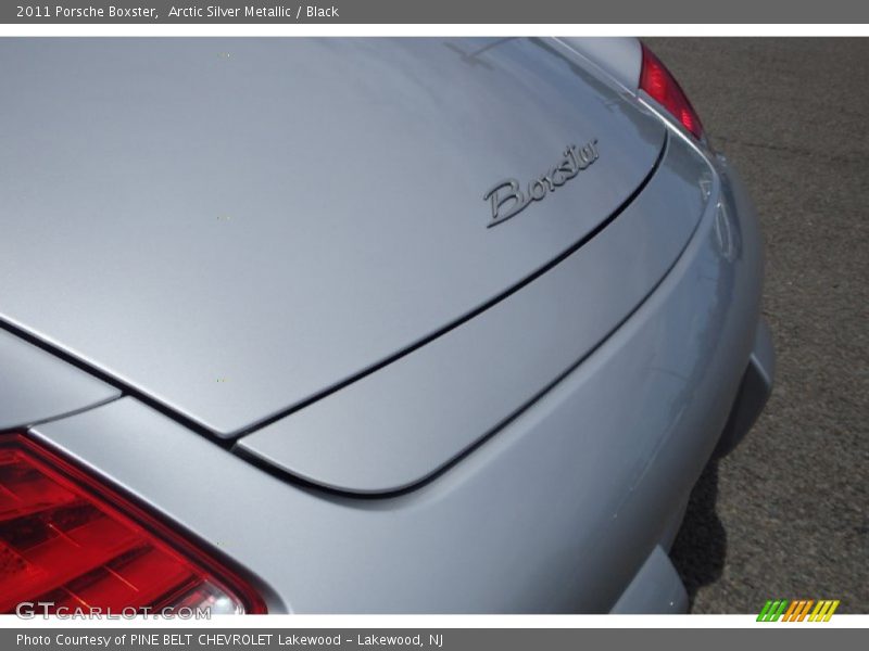 Arctic Silver Metallic / Black 2011 Porsche Boxster