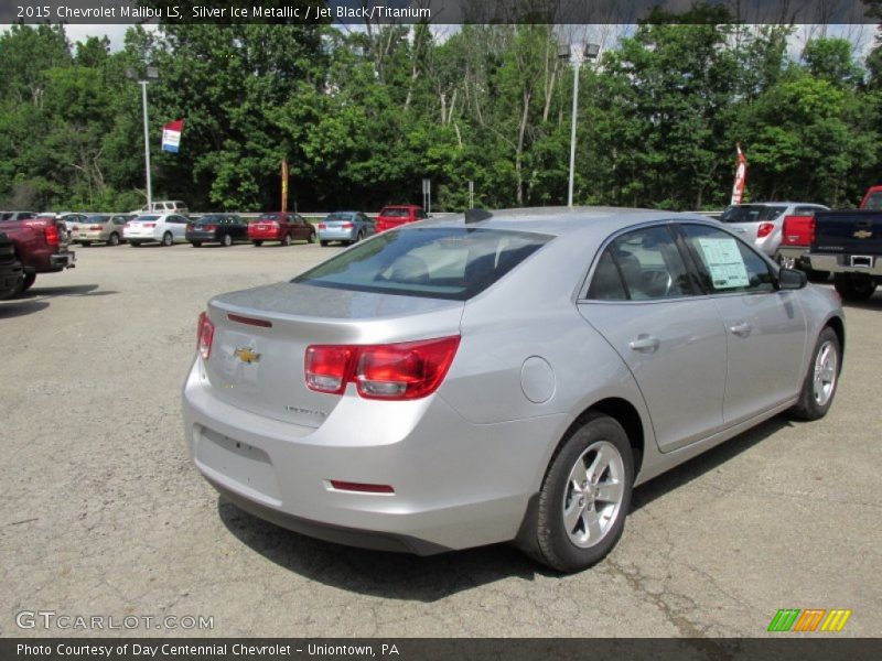 Silver Ice Metallic / Jet Black/Titanium 2015 Chevrolet Malibu LS