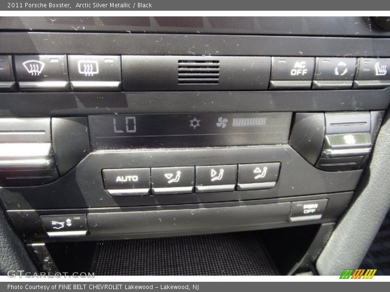 Controls of 2011 Boxster 