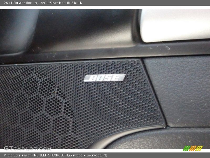 Arctic Silver Metallic / Black 2011 Porsche Boxster