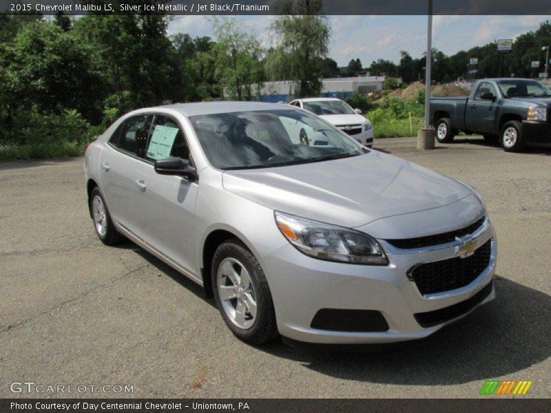 Silver Ice Metallic / Jet Black/Titanium 2015 Chevrolet Malibu LS